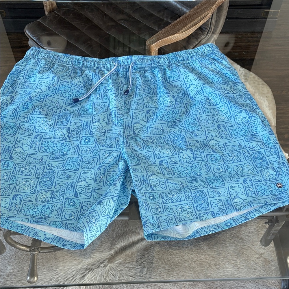 Men's Blue Swim Shorts